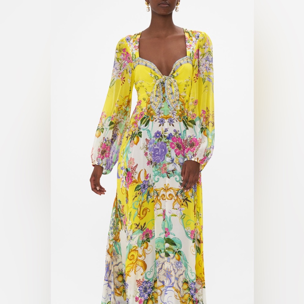 Camilla Tie Front Long Sleeve Dress
Caterina Spritz